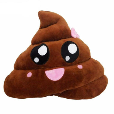 Cute Poop Emoji Pillow