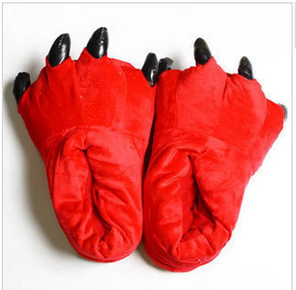 Fun Animal Paw Slippers